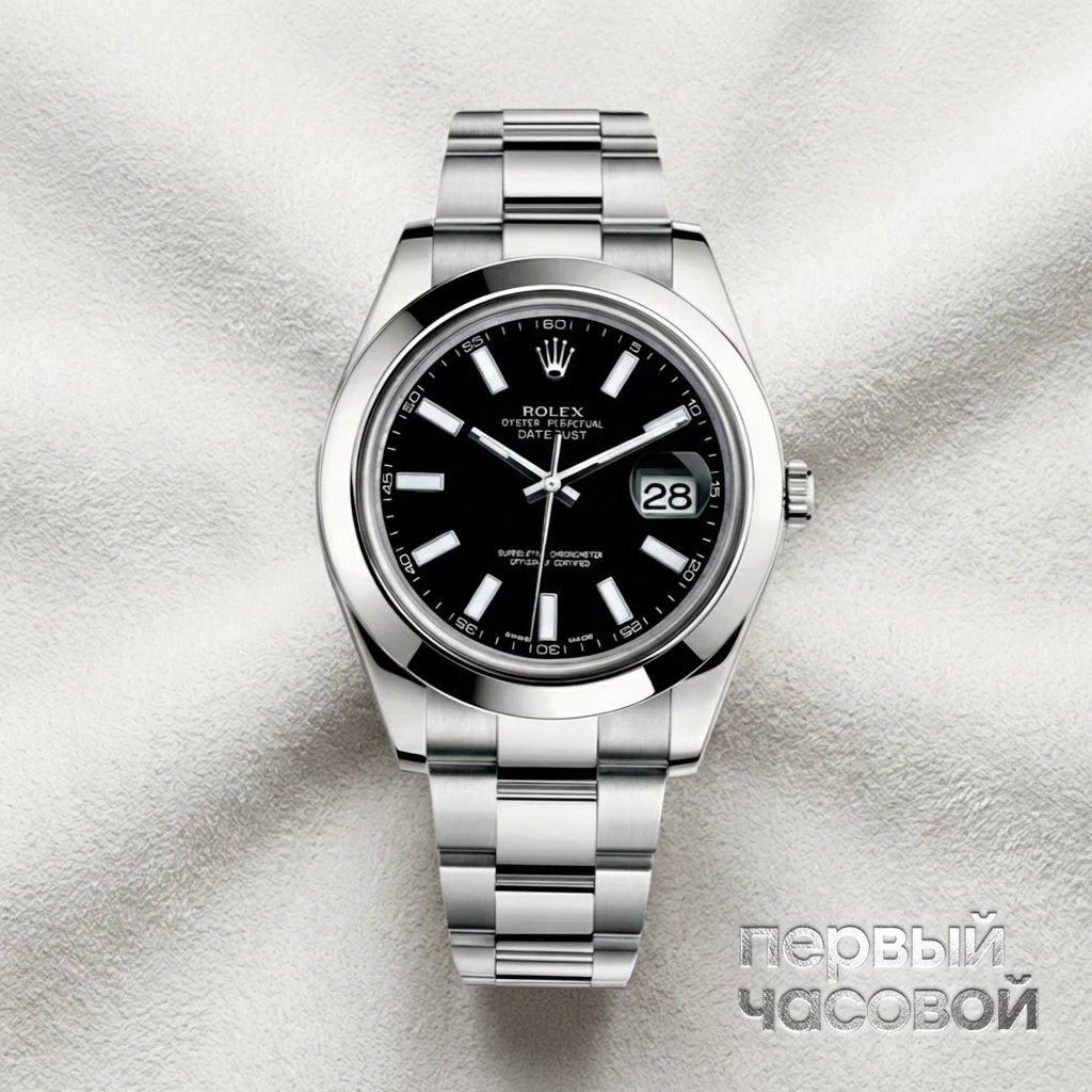 Купить элитные часы Rolex Datejust II Black Dial Sticks 116300: в наличии в Москве!