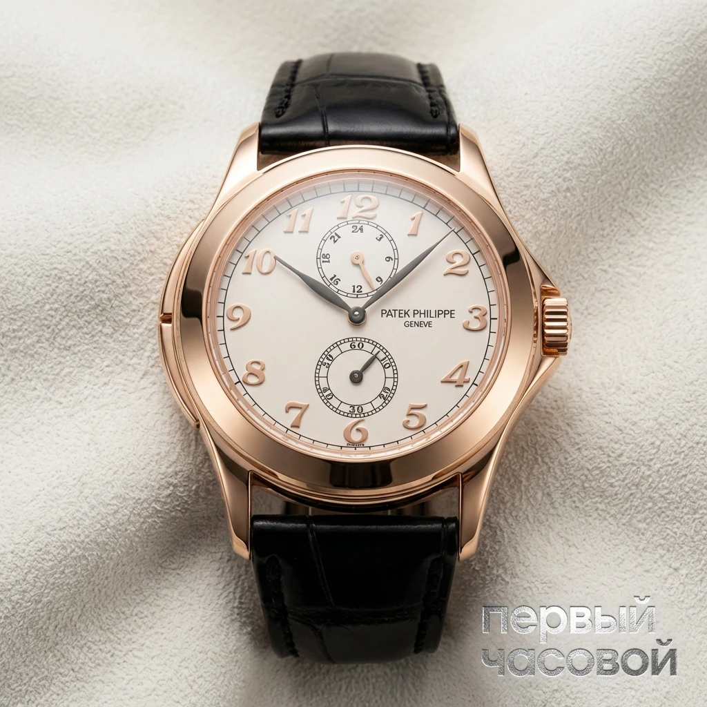 Купить элитные часы Patek Philippe Calatrava Travel Time Rose Gold 5134R: в наличии в Москве!