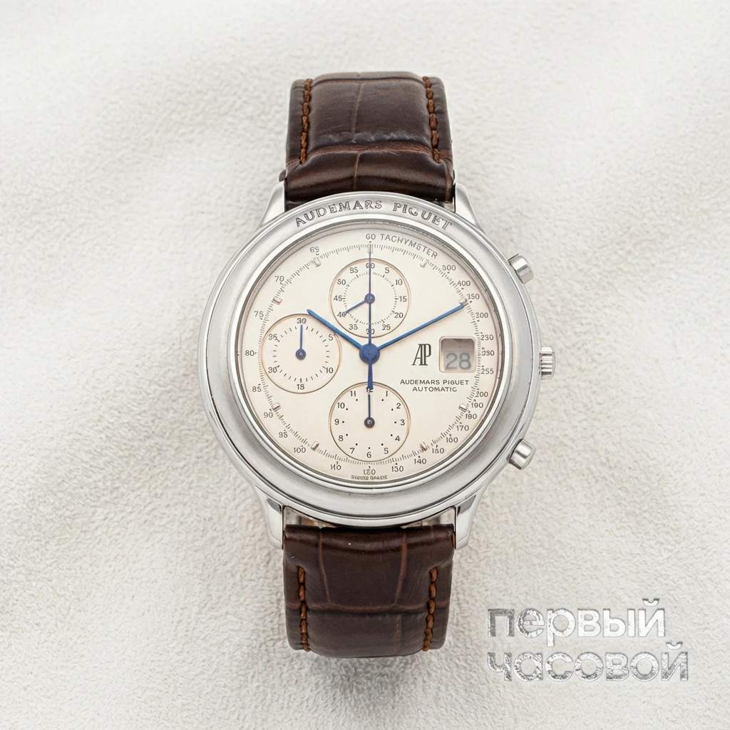 Купить элитные часы Audemars Piguet Jules Huitième Stainless Steel White Dial Chronograph 40 MM 25644ST: в наличии в Москве!