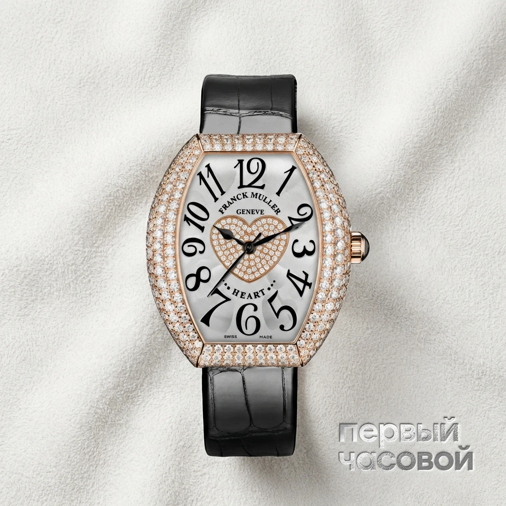 Купить элитные часы Franck Muller Ladies Collection Heart 5000 H SC D3 1P 5N Black: в наличии в Москве!