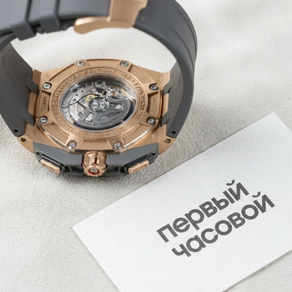 Купить элитные часы Audemars Piguet Royal Oak Offshore Michael Schumacher Rose Gold Titanium Limited Edition 26568OM.OO.A004CA.01: в наличии в Москве!