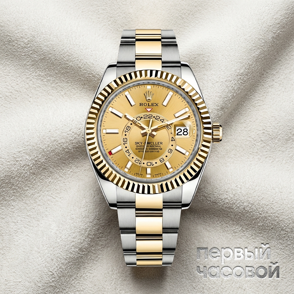 Rolex Sky-Dweller Steel Gold