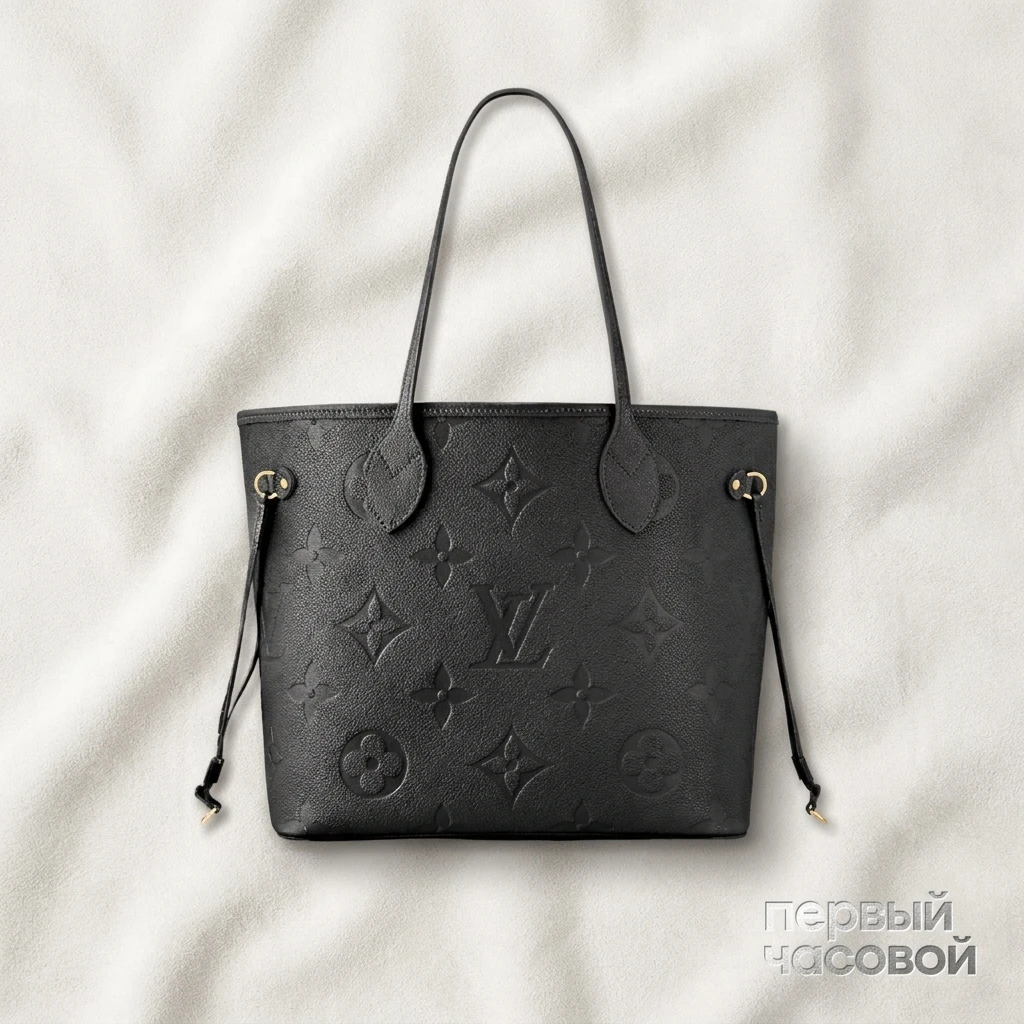Louis Vuitton Neverfull Mm Monogram Empreinte Black M45685