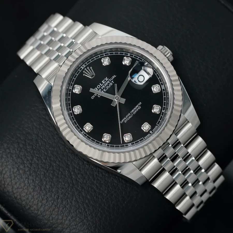 Купить элитные часы Rolex Datejust 41mm Diamonds Oystersteel 126334: в наличии в Москве!