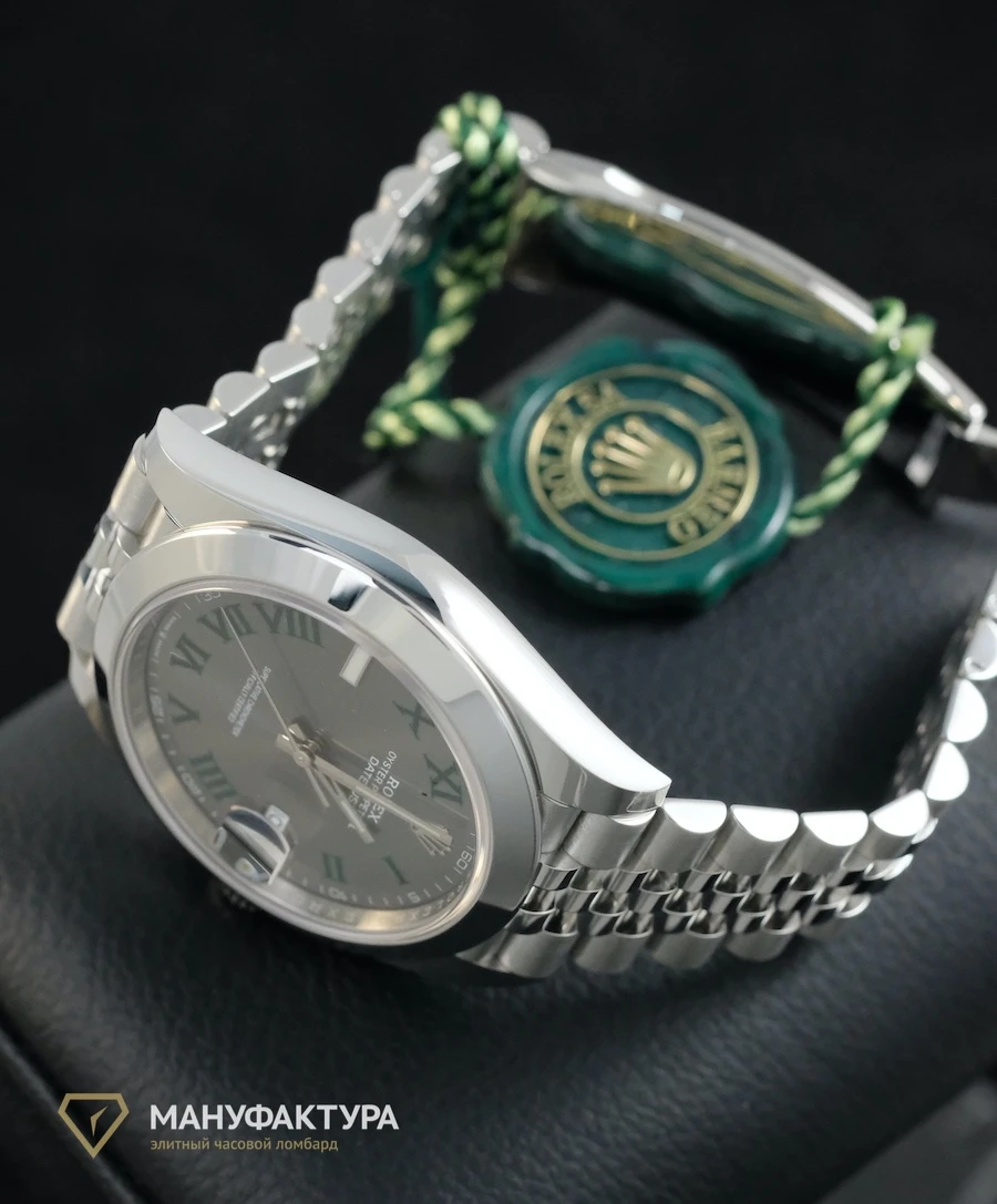 Купить элитные часы Rolex Oyster Perpetual Datejust 41 mm Wimbledon 126300: в наличии в Москве!