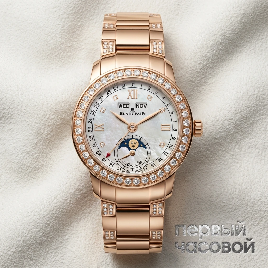 Купить элитные часы Blancpain Léman Moonphase 2360 2991A 89A: в наличии в Москве!