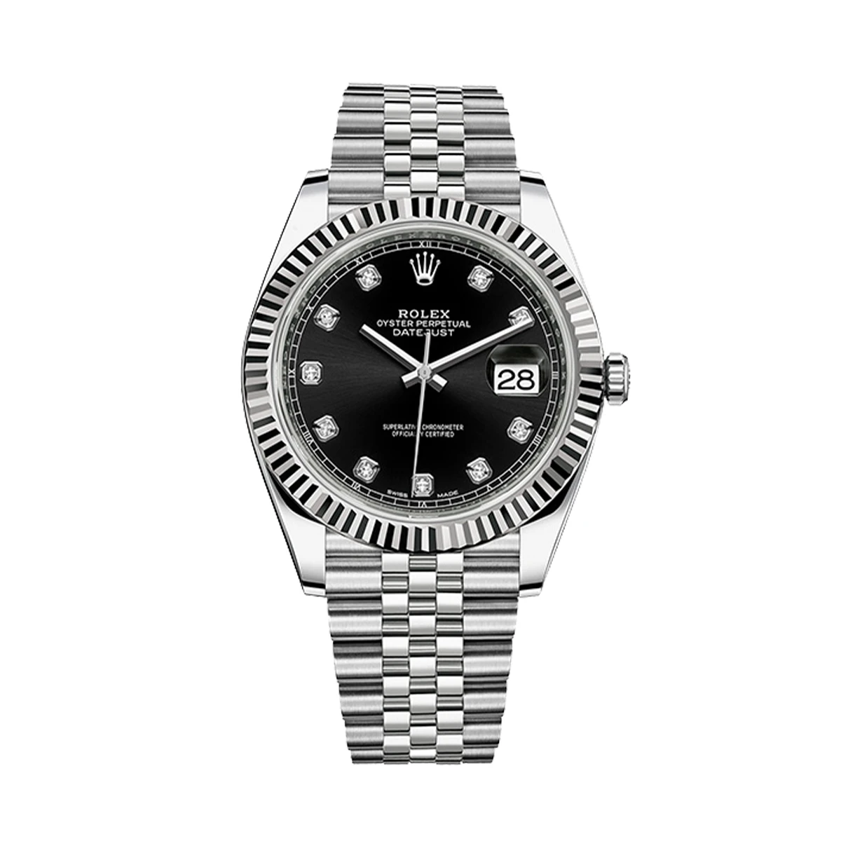 Купить элитные часы Rolex Datejust 41mm Diamonds Oystersteel 126334: в наличии в Москве!