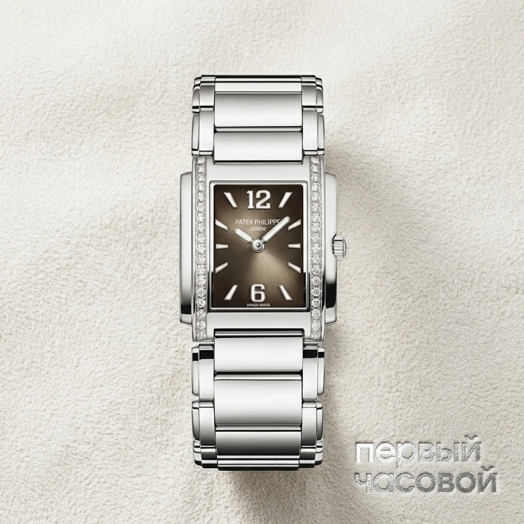 Купить элитные часы Patek Philippe Twenty-4 Sunburst Gray Dial 4910/1200A-010: в наличии в Москве!