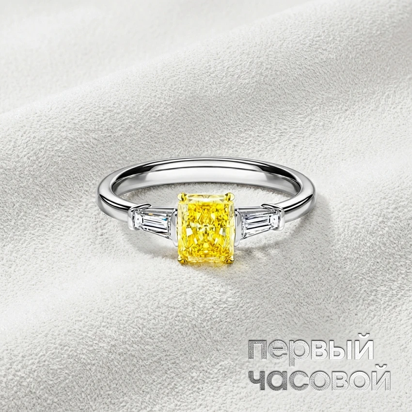 Кольцо с бриллиантом 0,63 ct. FIY/VVS2