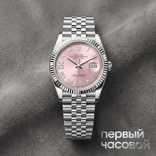 Datejust 36Mm Steel & White Gold Pink Viix