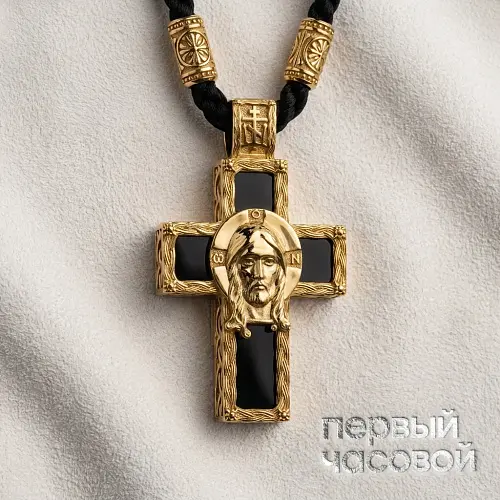 Крест с агатом