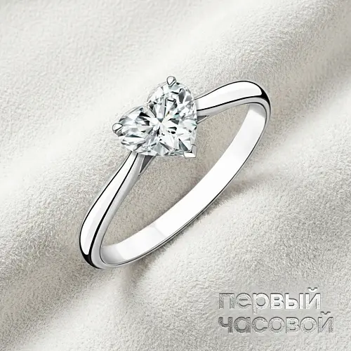 Кольцо С Бриллиантом 1,01 Ct. H/Vs2