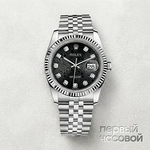 Datejust 36 mm Black Jubilee Diamond Dial