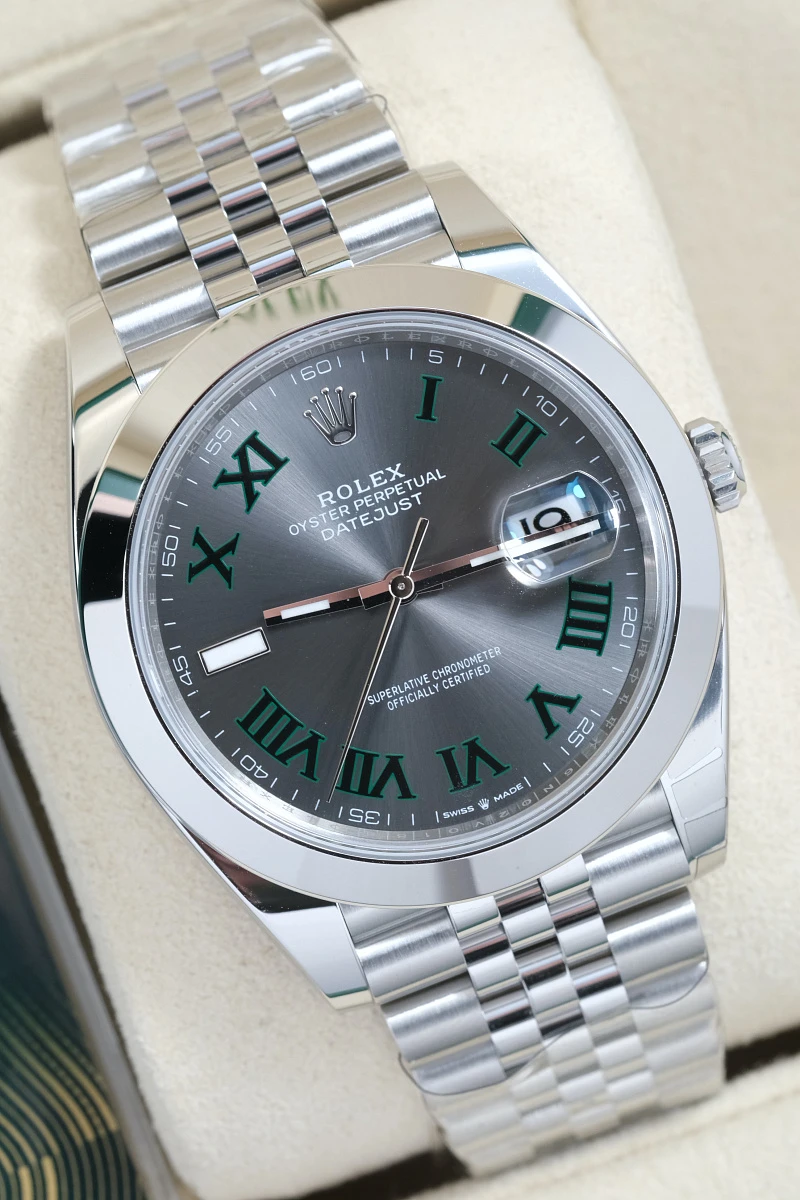 Купить элитные часы Rolex Oyster Perpetual Datejust 41 Mm Wimbledon 126300: в наличии в Москве!