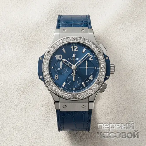 Big Bang Steel Diamonds 41mm Blue