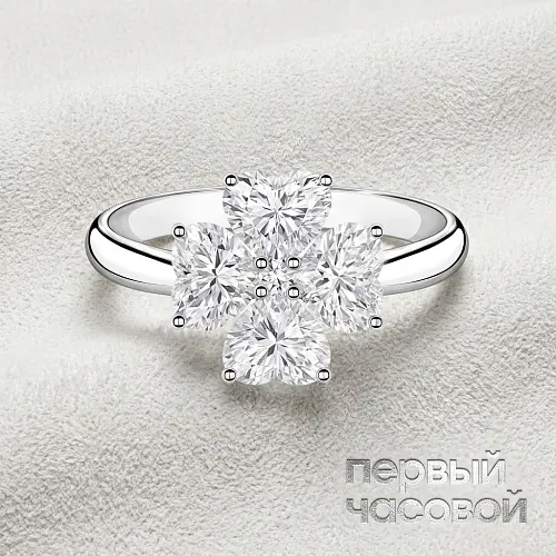 Кольцо с бриллиантами 2,8 ct. H/VS1