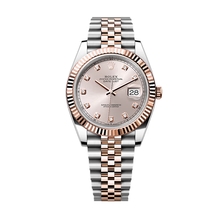 Datejust 41 Oyster Oystersteel and Everose gold