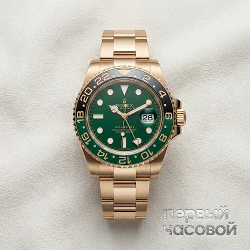Gmt Master Yellow Gold Green Dial