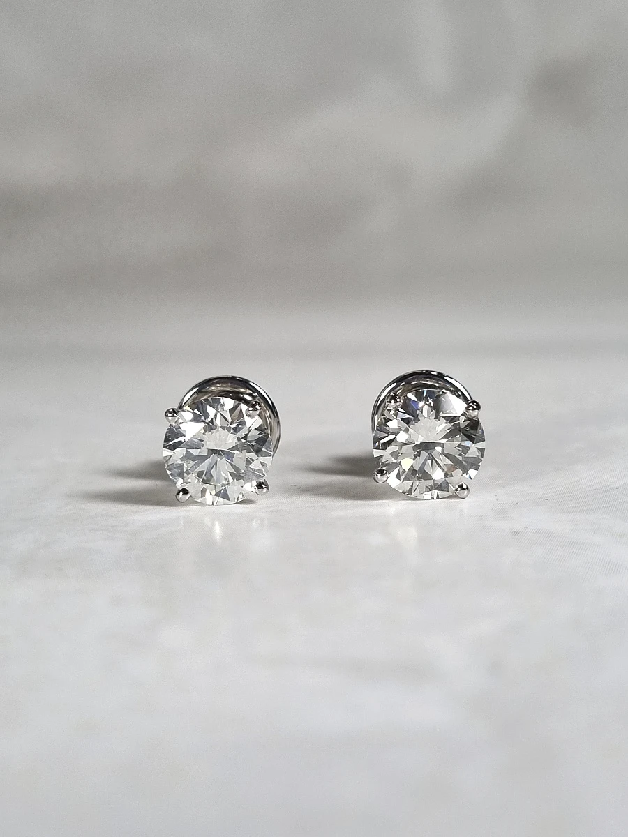 Купить украшение NO NAME Серьги 2,00/2,01 CT. K/SI1 : в наличии в Москве!