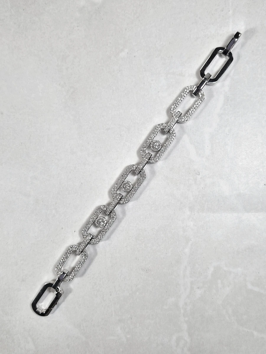Купить украшение MESSIKA So Move XL Pavé Bracelet So Move XL Pavé-Set Bracelet 12942-WG: в наличии в Москве!