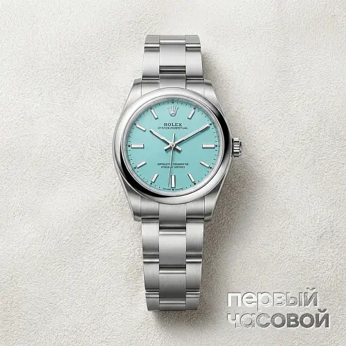 Oyster Perpetual Turquoise Blue 31mm