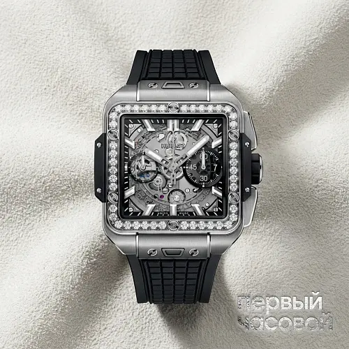 Shaped Square Bang Unico Titanium Diamonds