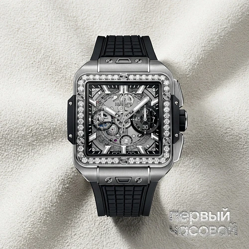 Shaped Square Bang Unico Titanium Diamonds