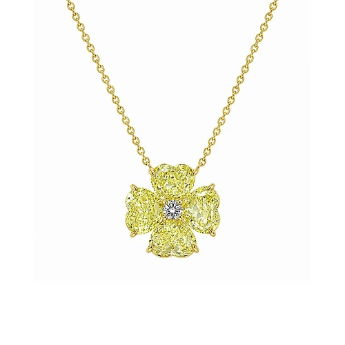 Подвеска с бриллиантами 4,18 ct.
