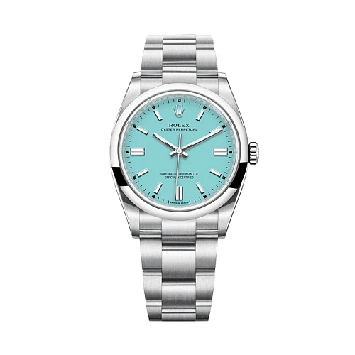 Perpetual 36 Stainless Steel Tiffany Dial