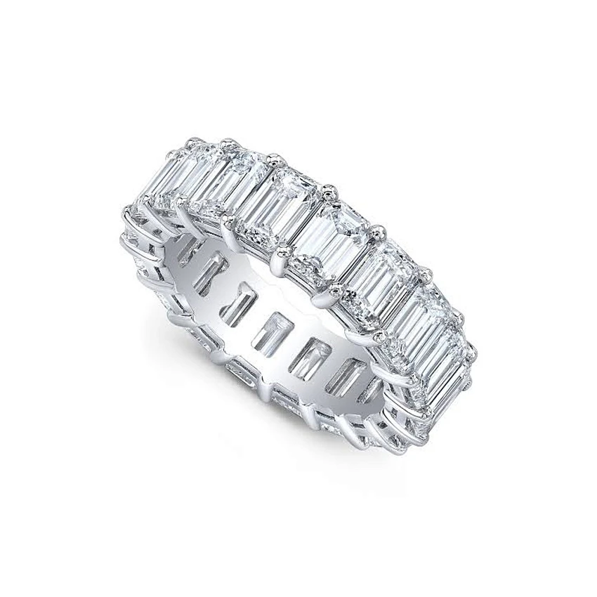 Eternity Ring Emerald Cut 15,07 ct. G-H/VS