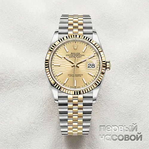 Datejust 36mm Steel & Yellow Gold Fluted Motif