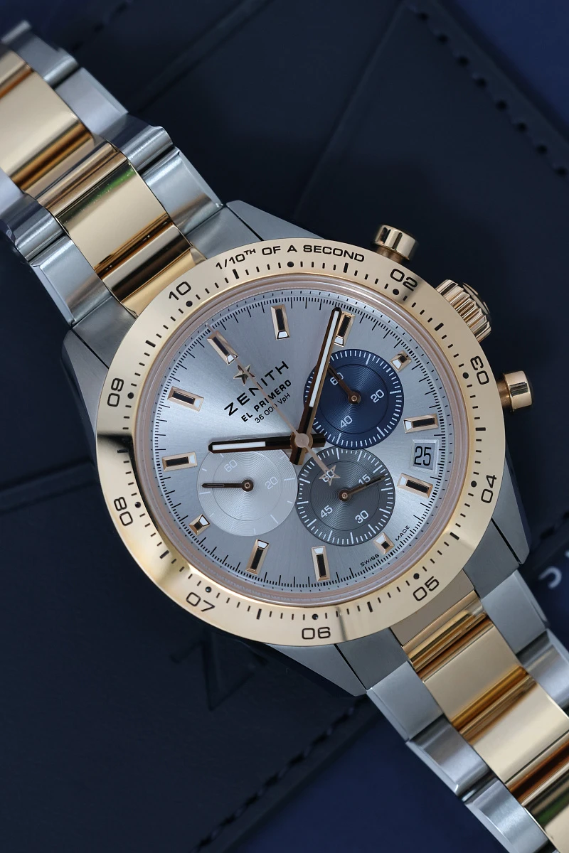 Купить элитные часы Zenith Chronomaster El Primero Sport Rose Gold &amp; Steel 51.3100.3600/69.M3100: в наличии в Москве!