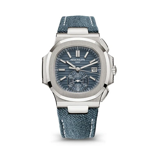 Nautilus Chronograph White Gold 