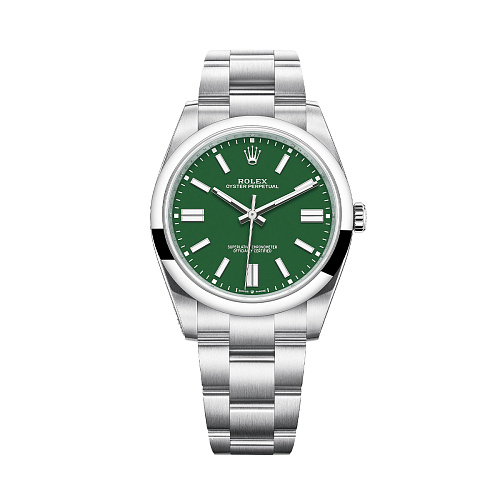 Oyster Perpetual 41 Mm Green Dial New Model