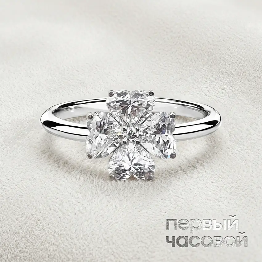 Кольцо с бриллиантами 2,04 ct. H/VS1