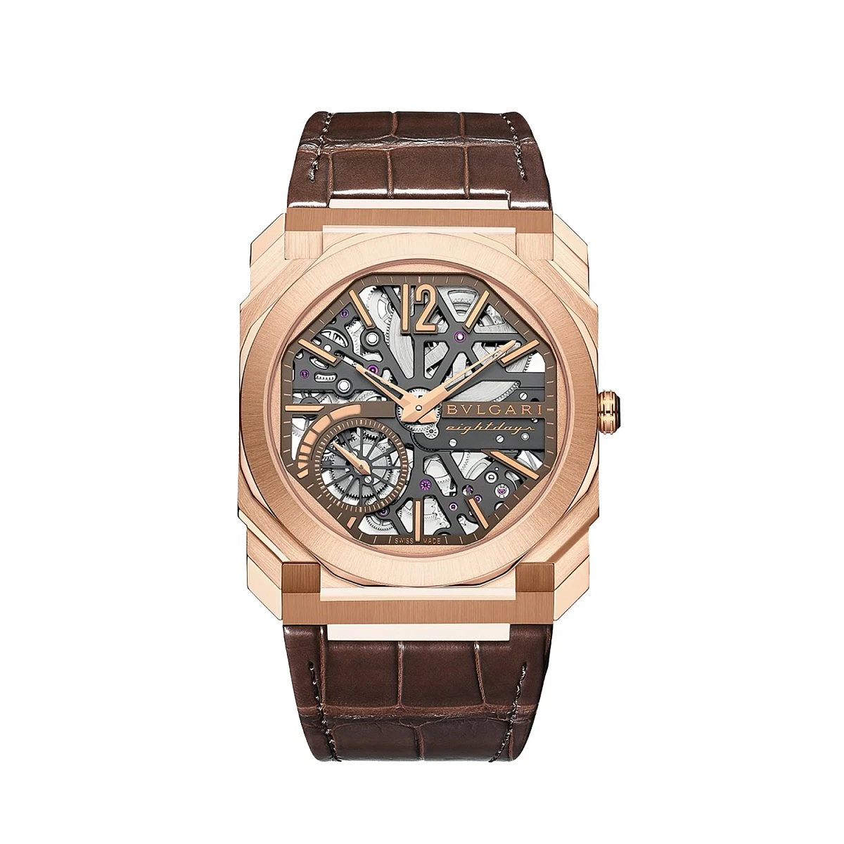 Купить элитные часы Bvlgari Octo Finissimo Skeleton 8 Days Mechanical Manufacture Ultra-thin Movement 103667: в наличии в Москве!