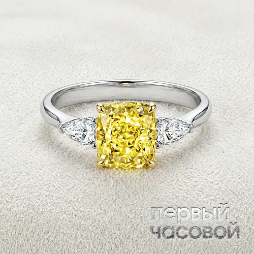 Кольцо С Бриллиантом 1,53 Ct. Fy/If