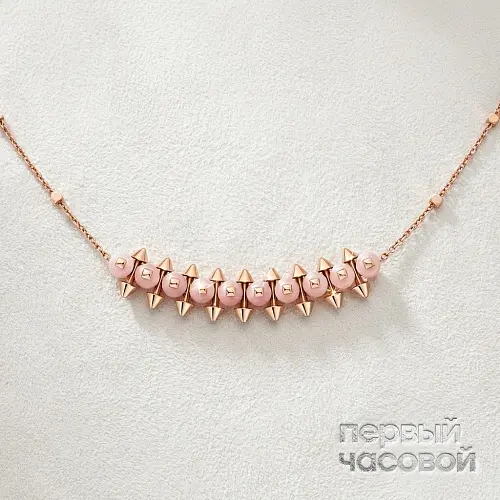 Clash de Cartier Pendant, Pink Chalcedony