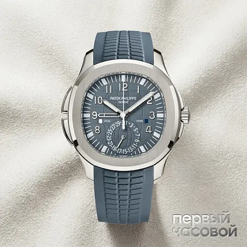 Aquanaut Travel Time White Gold