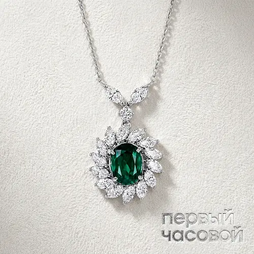 Подвеска с изумрудом 1,80 ct.