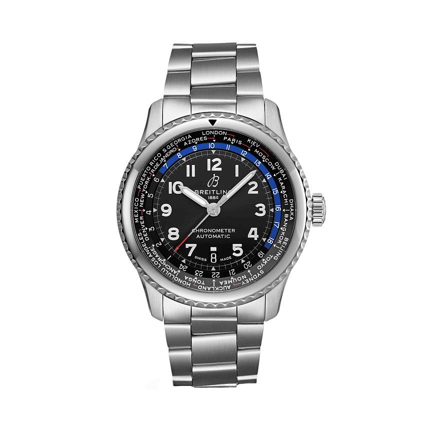 Aviator 8 B35 43 STEEL - BLACK