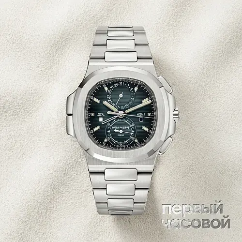 Nautilus Travel Time Chronograph Blue Dial
