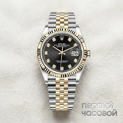 Oyster Perpetual Datejust 36 Mm Oystersteel And Yellow Gold