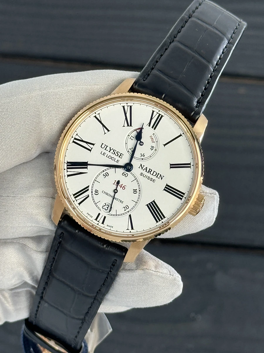 Купить элитные часы Ulysse Nardin MARINE TORPILLEUR 42MM 1182-310/40: в наличии в Москве!