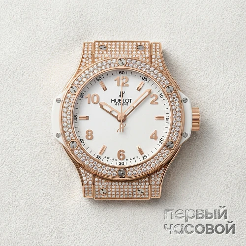 Big Bang Gold White Pave 38