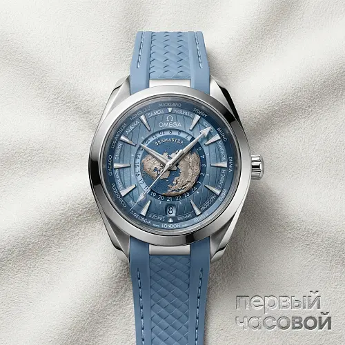 Seamaster Aqua Terra 150 m Co-axial Master Chronometer GMT Worldtimer 43 mm