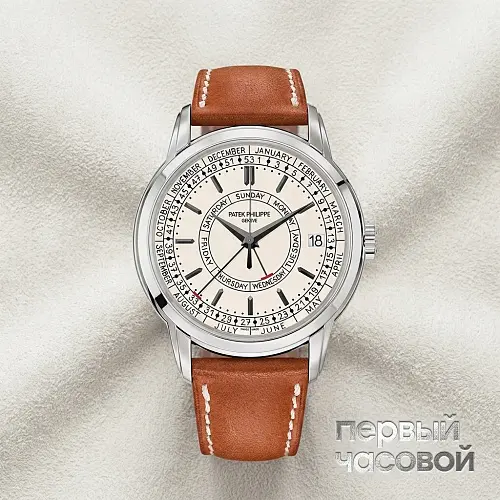 Complications Calatrava Weekly Calendar Silvery Opaline Dial 40 mm