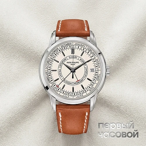 Complications Calatrava Weekly Calendar Silvery Opaline Dial 40 mm