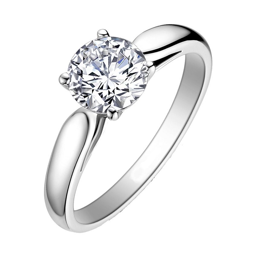 Кольцо с бриллиантом 5,10 ct. G/Si2