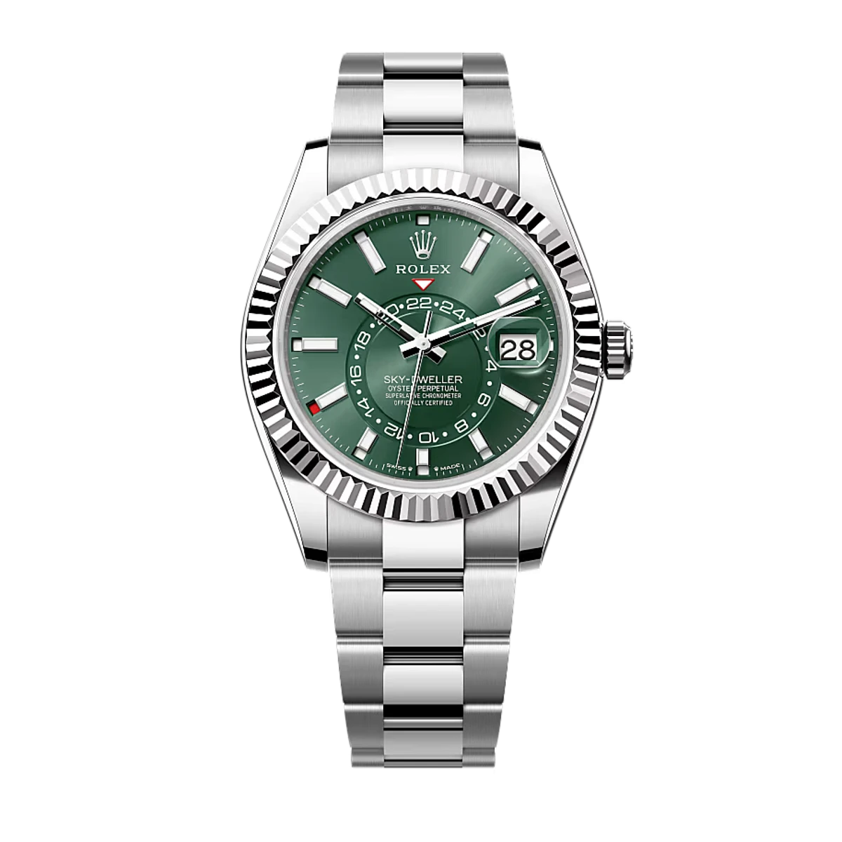 Купить элитные часы Rolex Sky-Dweller Oyster 42 Oystersteel and white gold 336934: в наличии в Москве!